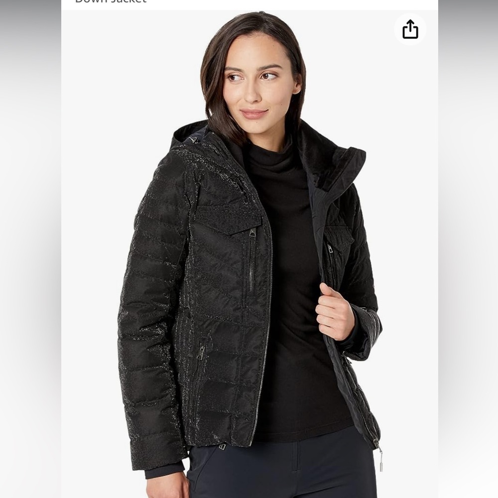 Obermeyer Devon Down Ski Jacket Black Size 4 - image 1